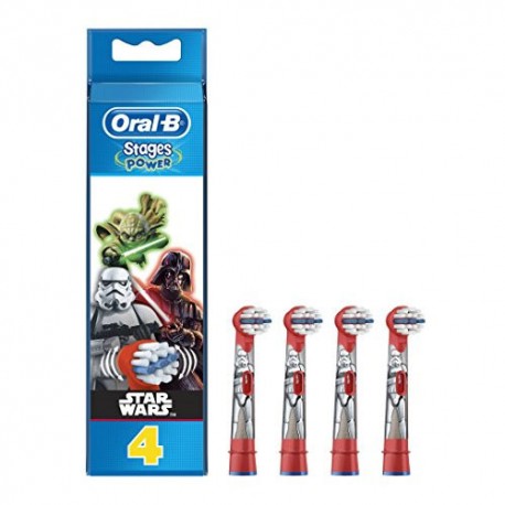 Oral B Recambio Cepillo Infantil Stages Star Wars 4 Unidades