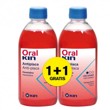 Oralkin Enjuague Bucal 500ml +500ml Gratis