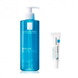 La Roche Posay Effaclar Pack Gel Moussant Limpiador Purificante 400 ml + Cicaplast Labios 7,5 ml