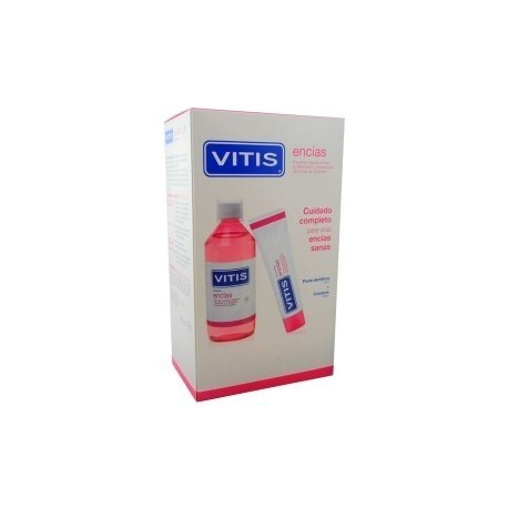 Pack Vitis Pasta Dentífrica Encías 100ml + Colutorio 500ml