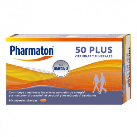 Pharmaton 50 Plus 60 Cápsulas
