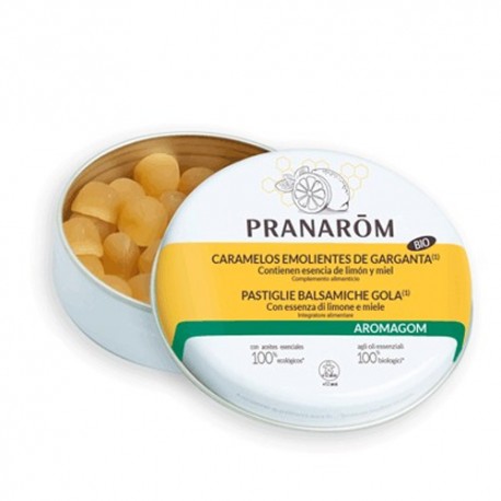 Pranarom Aromaforce Caramelos Emolientes Miel-Limón 45gr