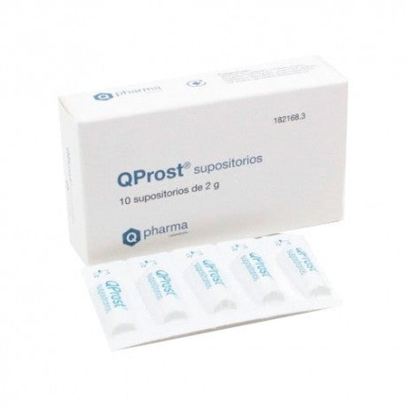 Qprost 10 supositorios