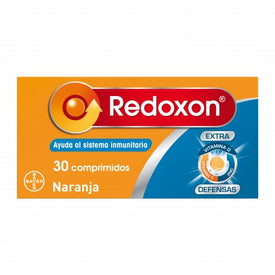 Redoxon Extra Defensas Vitaminas Sabor Naranja 30 Comprimidos Efervescentes