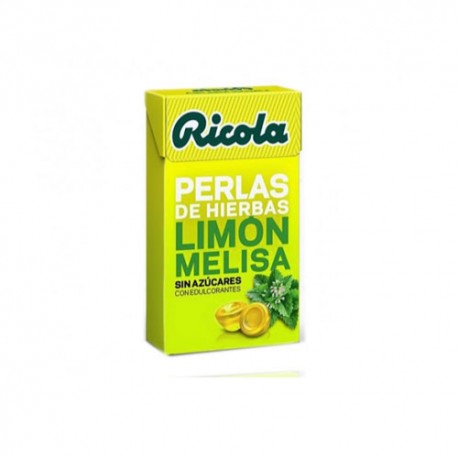 Ricola Perlas Limon-Melisa s/a 25gr