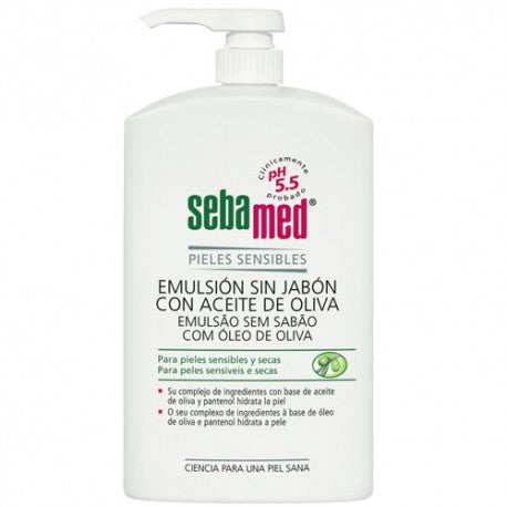 Sebamed Emulsión Sin Jabón Con Aceite de Oliva 1000ml