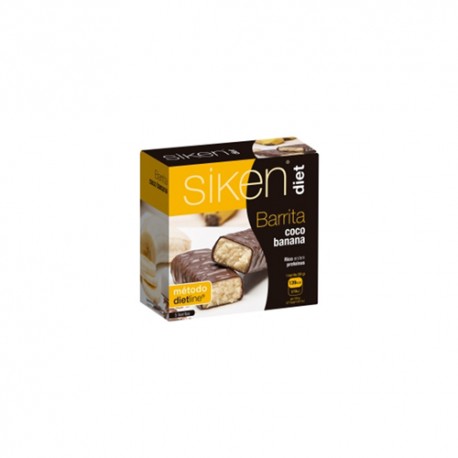 Sikendiet Barritas Coco y Banana 5uds