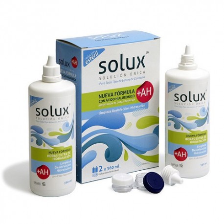 Solux Solución Única +AH Duplo 2X360ml