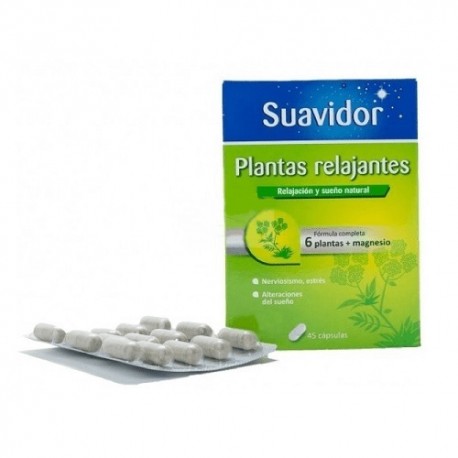 Suavidor Plantas Relajantes 45 Cápsulas