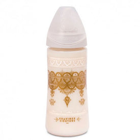 Suavinex Biberón Premium Silicone Tetina Redonda Papilla 360ml