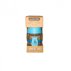 Suavinex Biberón Vidrio con Tetina Redonda 3 Posiciones 120ml