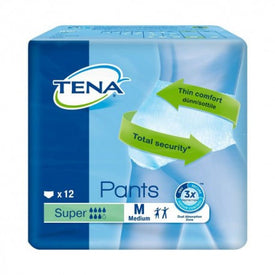 Tena Pants Super Braga Pañal Talla M 12 Unidades
