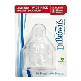 Dr. Brown's Tetina Nivel 1 (+0meses) 2 unidades