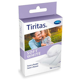 Tiritas Soft White 6cmX1m 1 Rollo