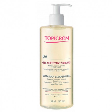 Topicrem Da Gel Sobreengrasante 500ml