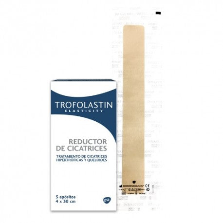 Trofolastin Reductor de Cicatrices Parches 4x30cm 5 Uds