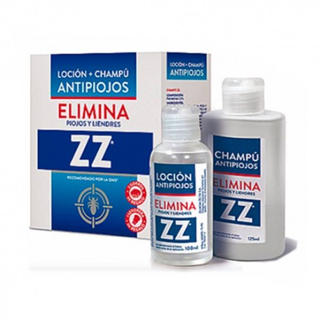 ZZ Pack Loción 100ml + Champú Antipiojos 125ml